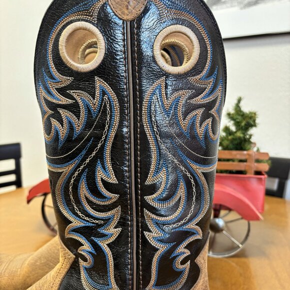 ✨ Ariat Men’s Western Boot – Square Toe – Brown/Black – Size 11 D - Picture 4 of 9